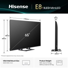 Hisense 65E8Q 65 4K UHD (2160p) Smart TV